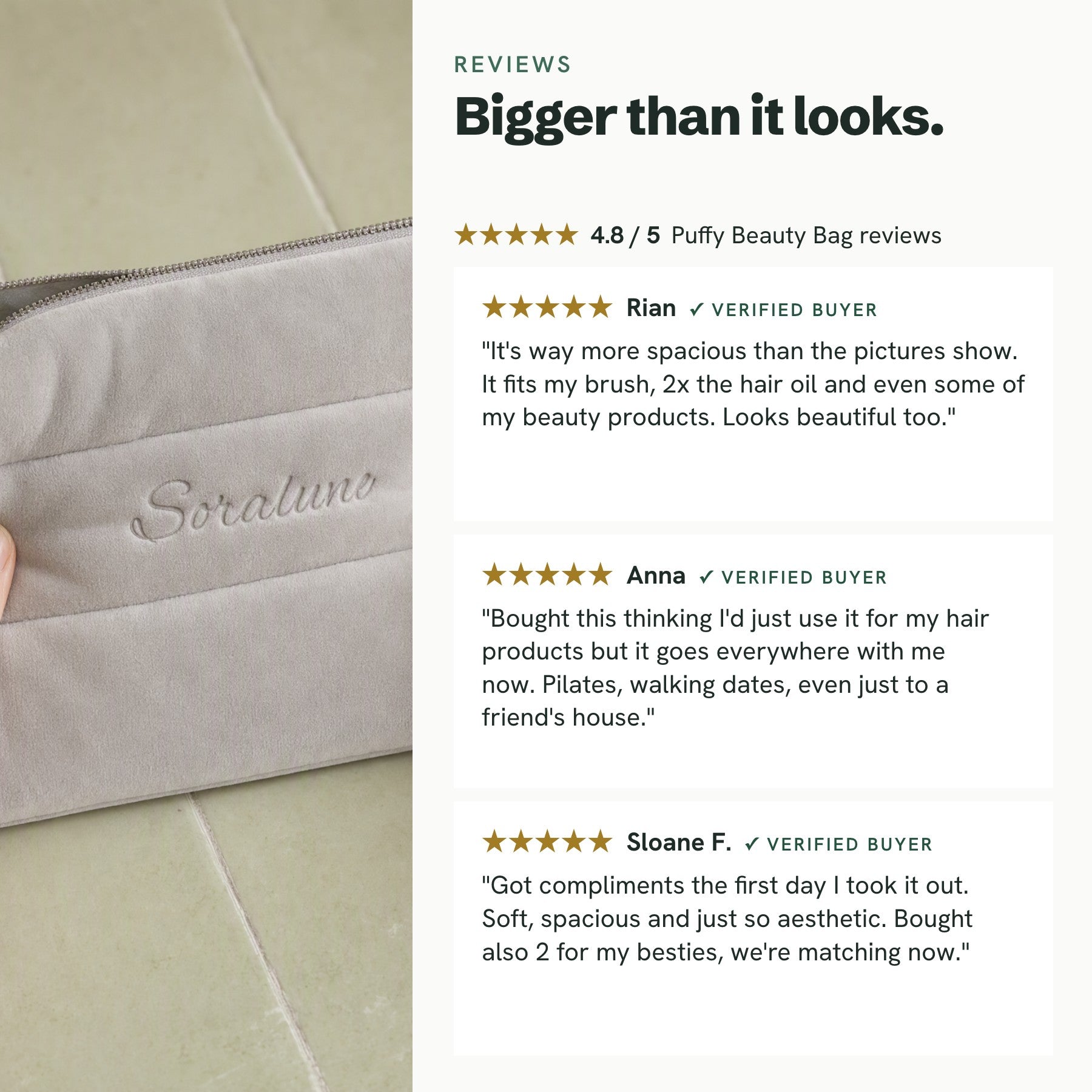 Social proof: roomier than it looks, goes everywhere, bought two more
