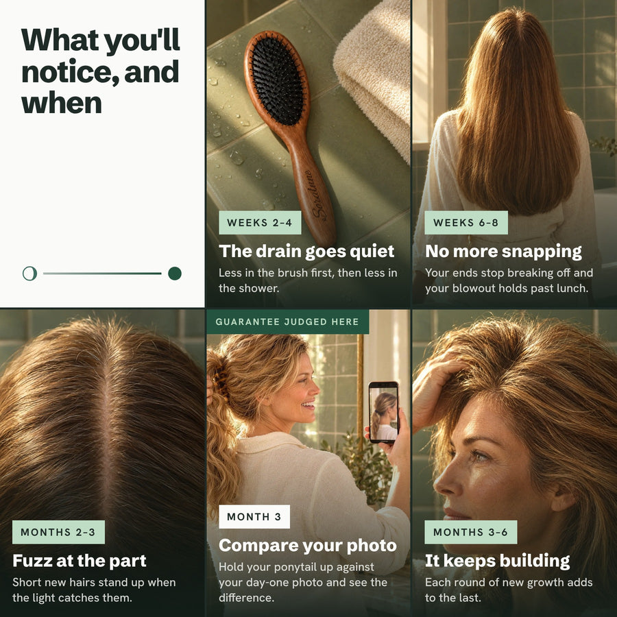 What you'll notice, and when: from week 2 to month 6